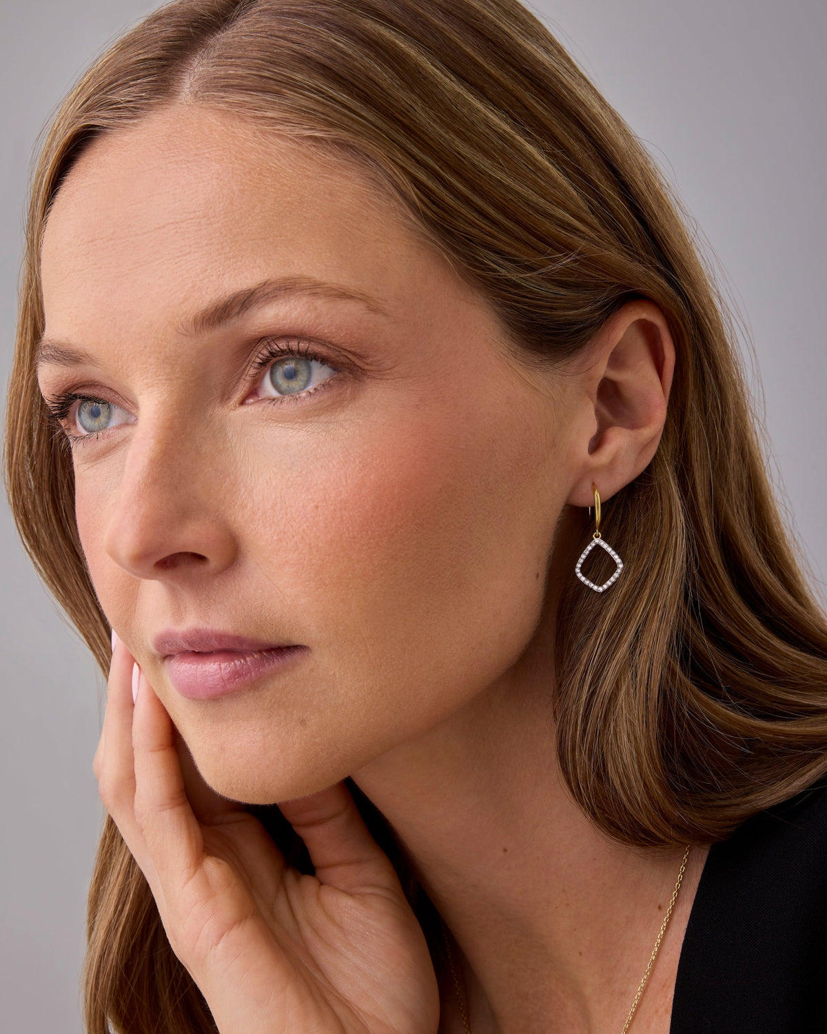 Teardrop Geometric Dangle Earrings