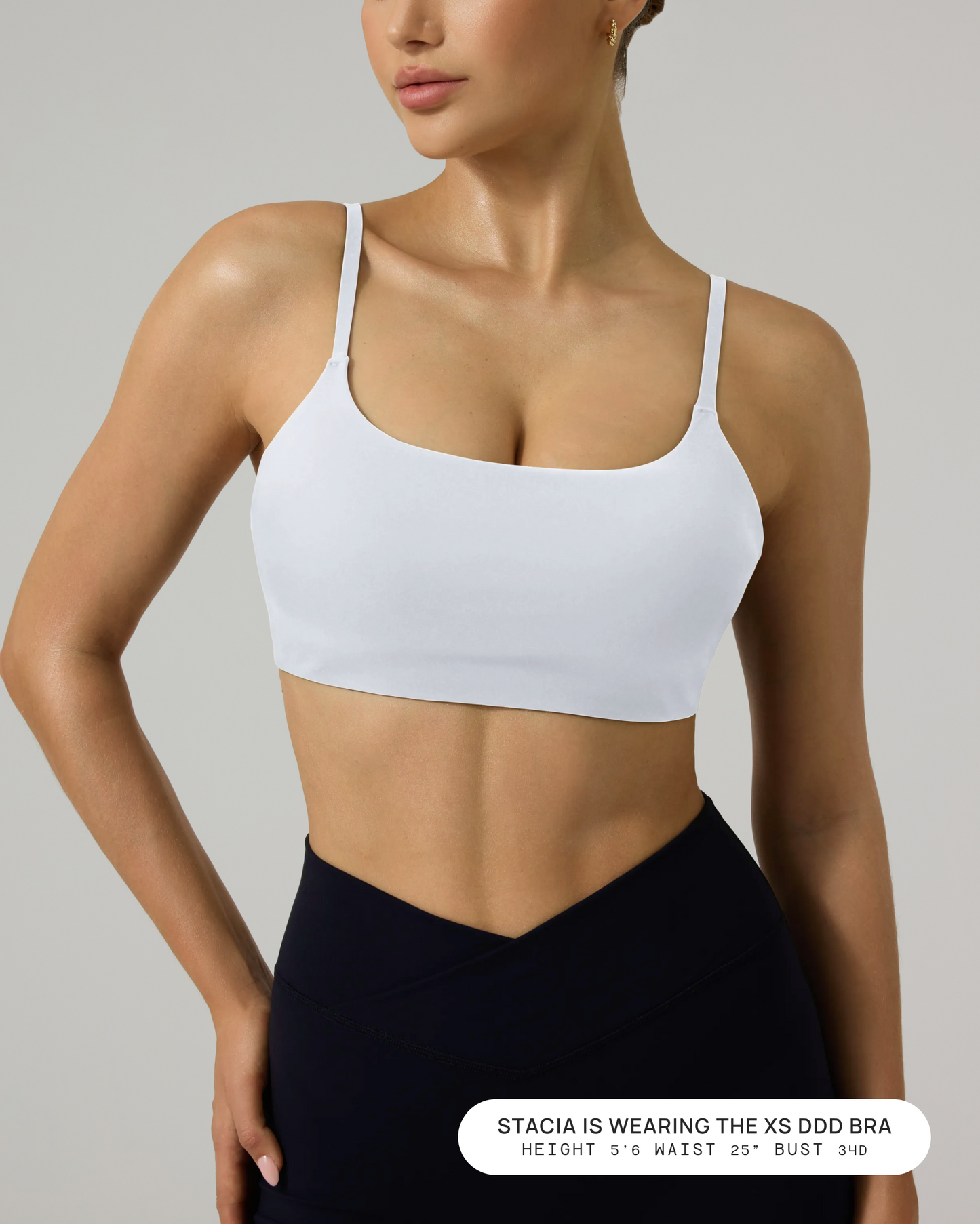 Athleisure Square Neck Low-Impact Sports Bra