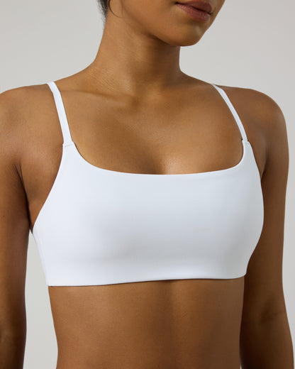Athleisure Square Neck Low-Impact Sports Bra