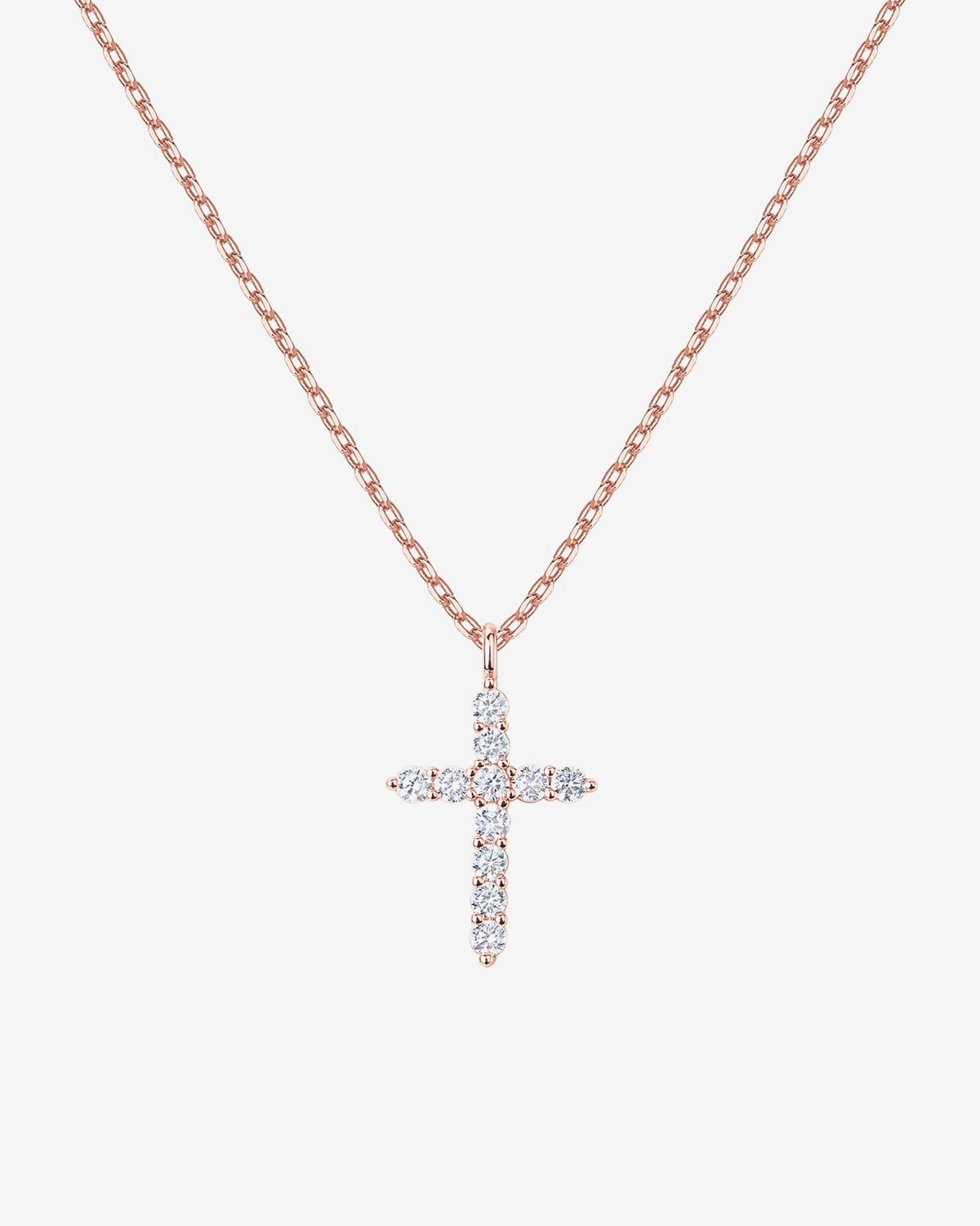 Cubic Zirconia Cross Pendant