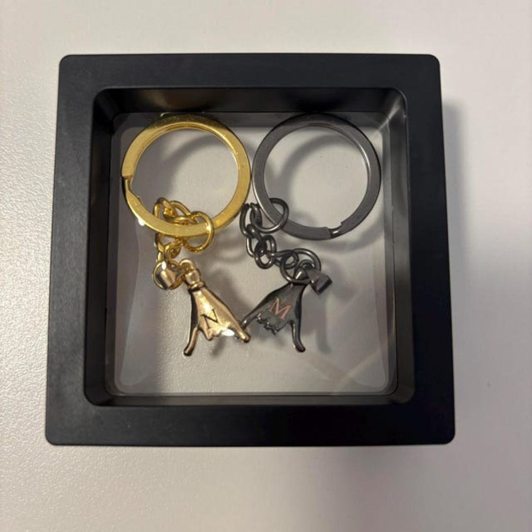 2pcs Pinky Promise Keychains — Couples & Besties Gift