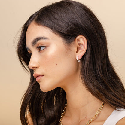 Charlotte Freshwater Pearl Hoops