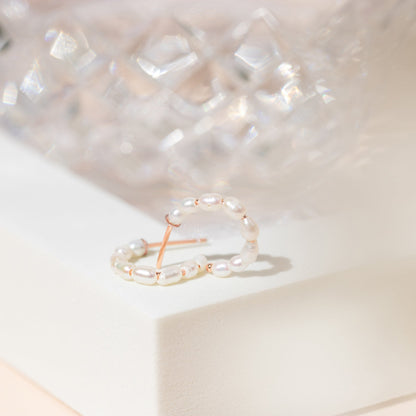 Charlotte Freshwater Pearl Hoops