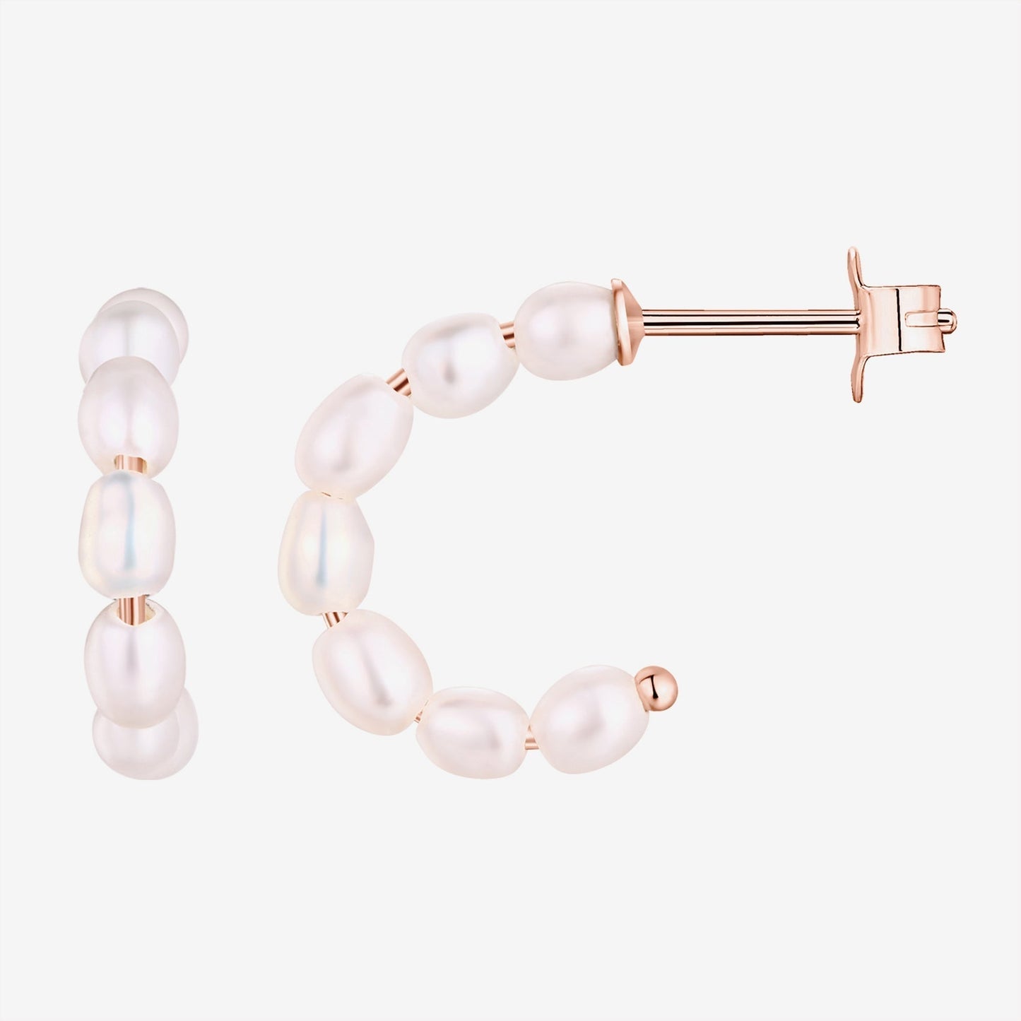 Charlotte Freshwater Pearl Hoops