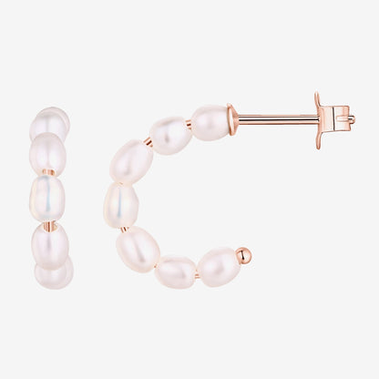Charlotte Freshwater Pearl Hoops