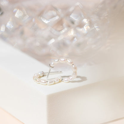Charlotte Freshwater Pearl Hoops