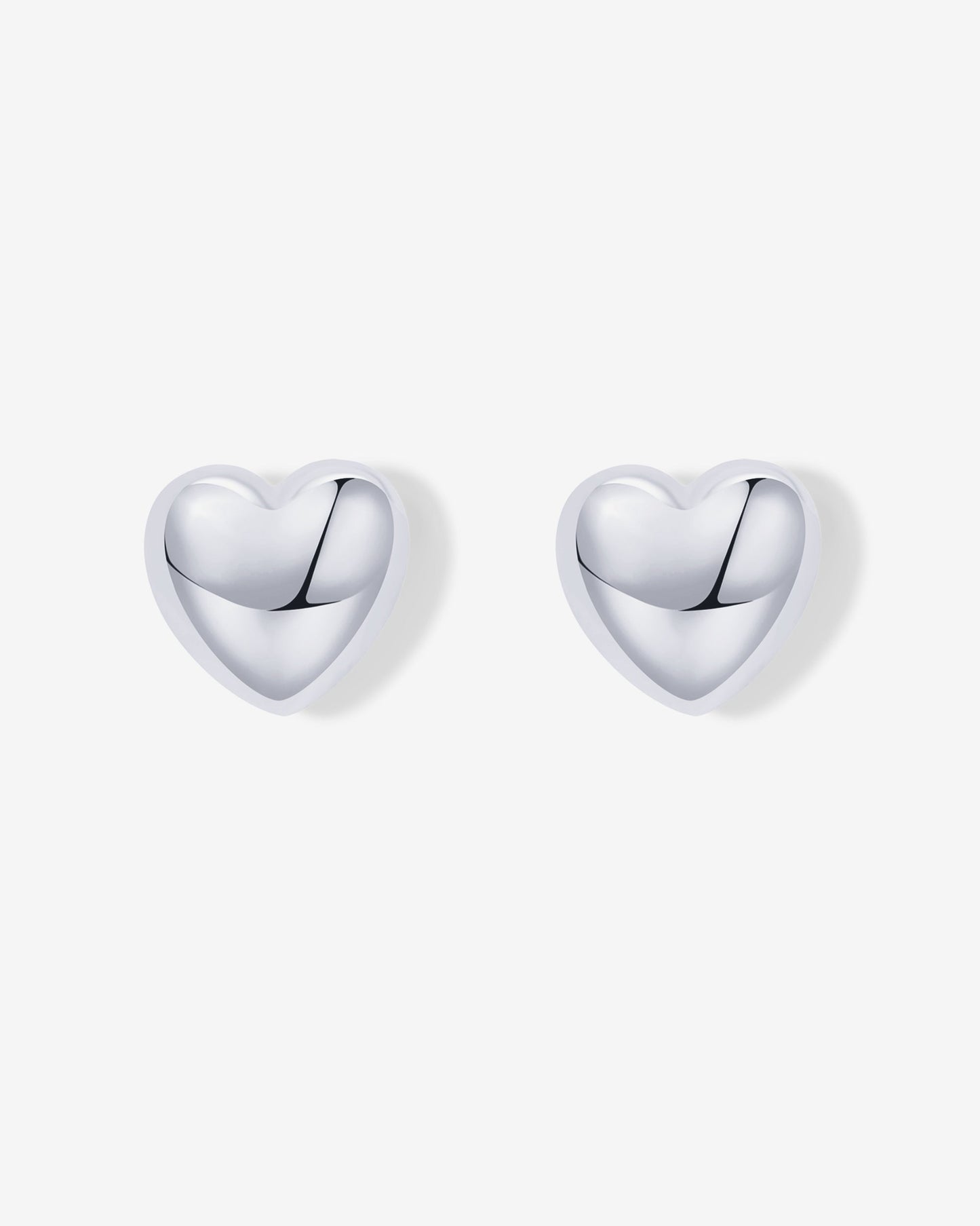 Oversized Heart Stud