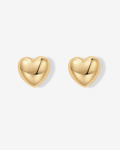 Oversized Heart Stud