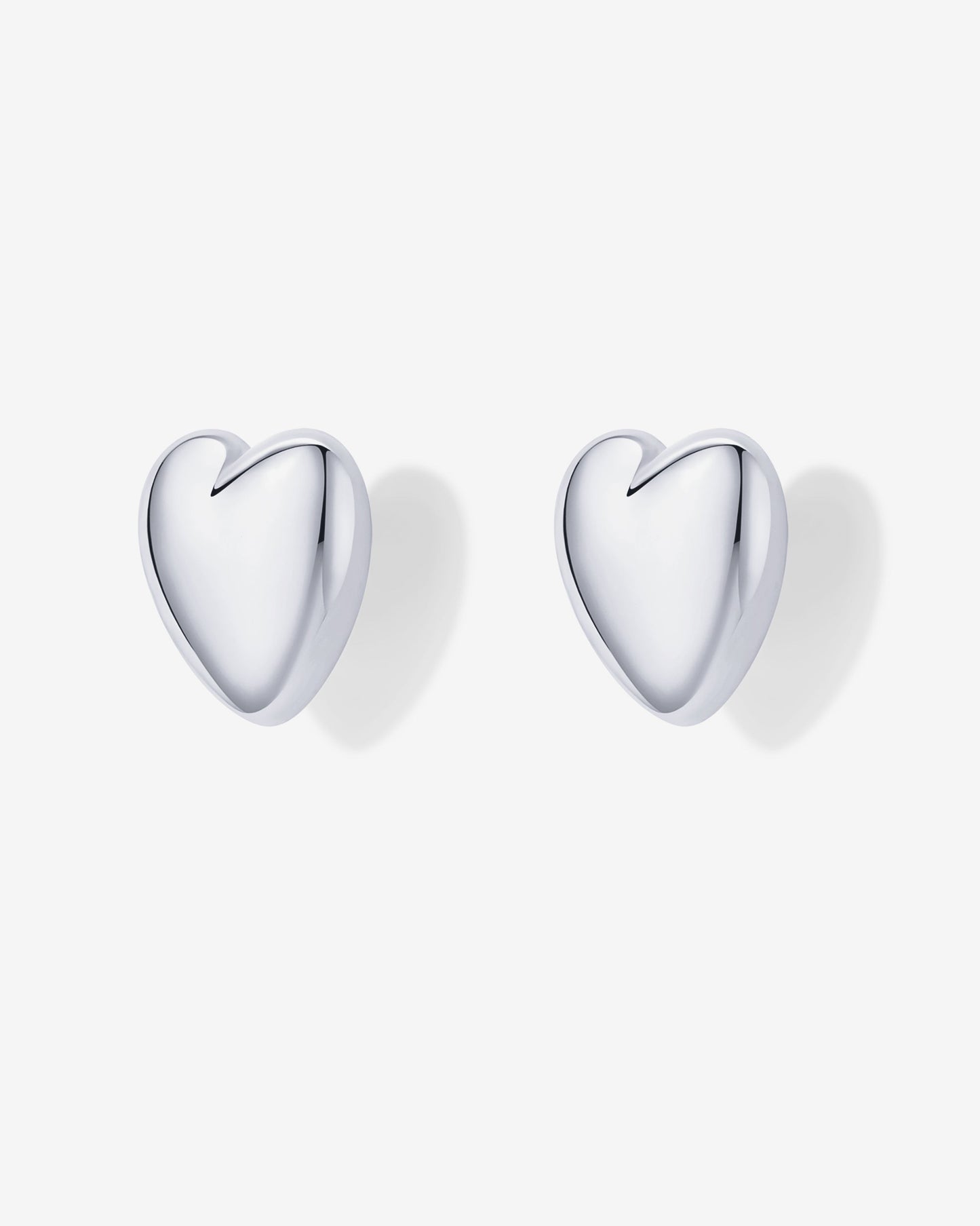 Oversized Heart Stud