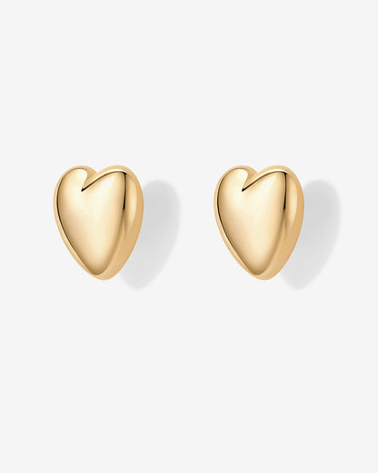 Oversized Heart Stud