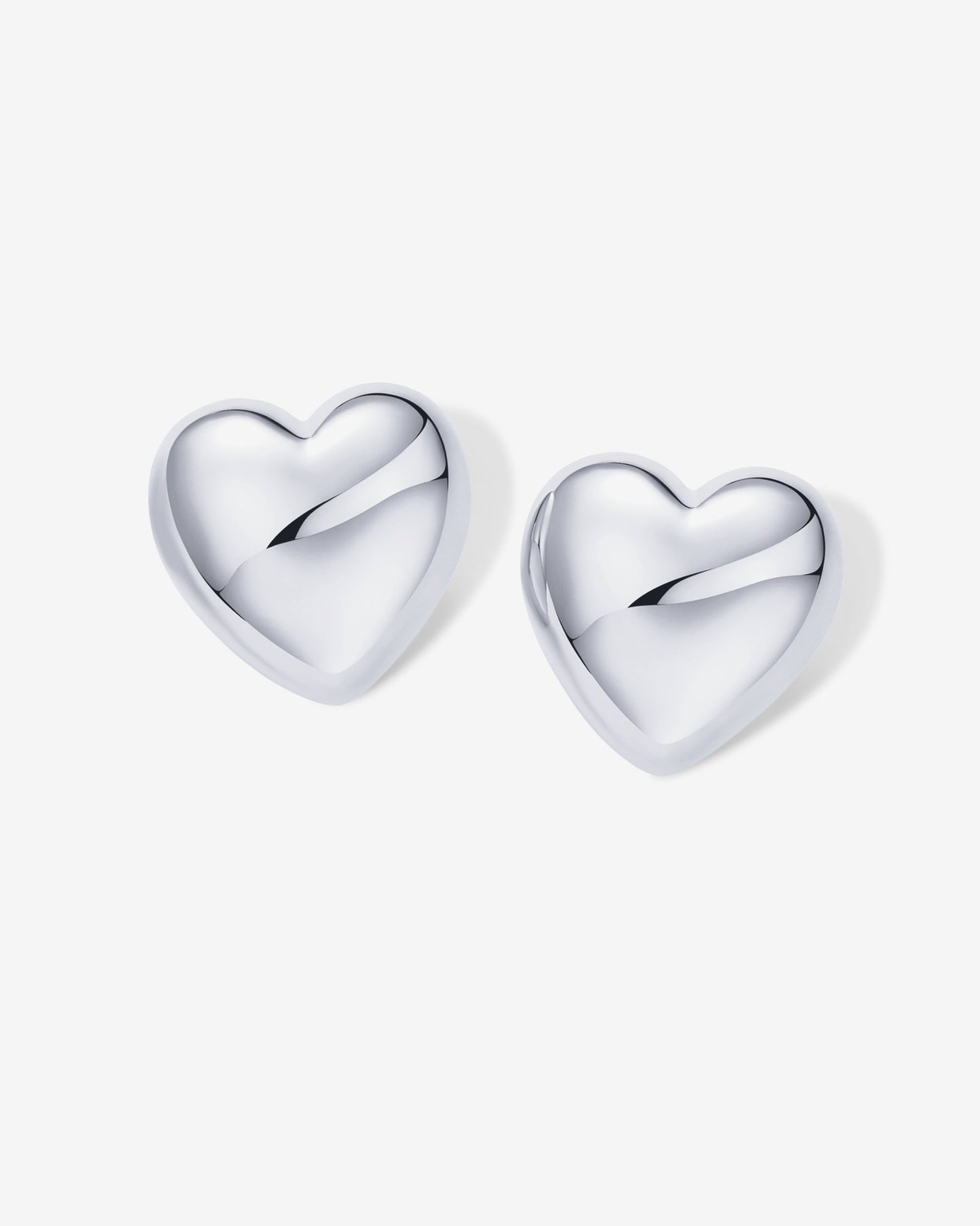 Oversized Heart Stud