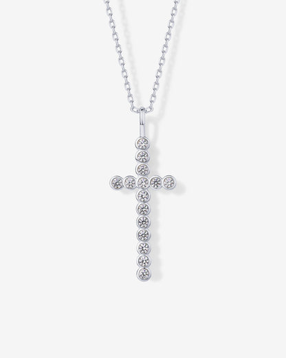 Cross Bezel Pendant