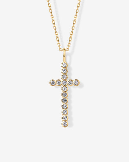 Cross Bezel Pendant
