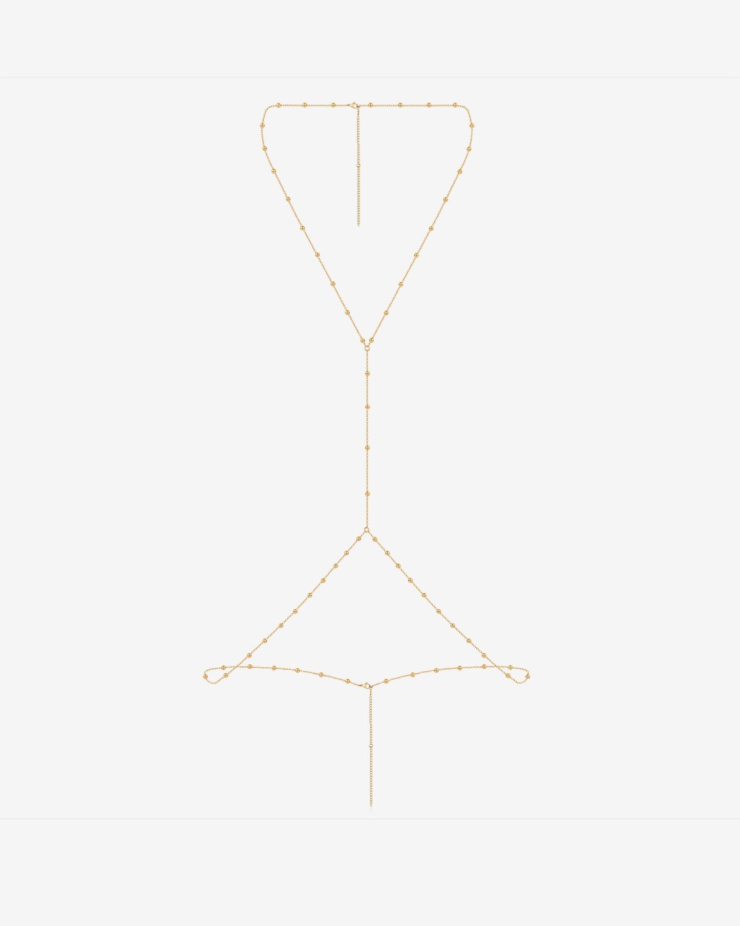 Beaded Layered Body Chain