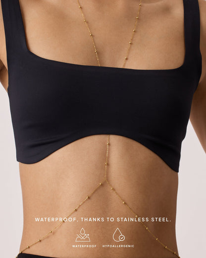 Beaded Layered Body Chain