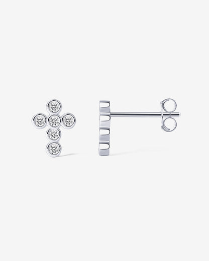 Cross Necklace and Earring Set