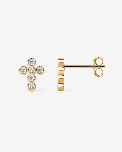 Cross Necklace and Earring Set