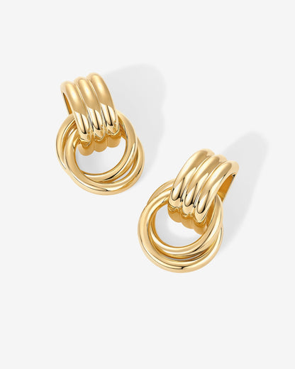 Geometric Dangle Earrings