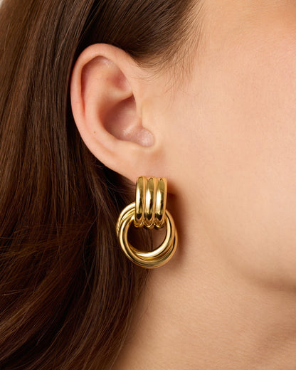 Geometric Dangle Earrings