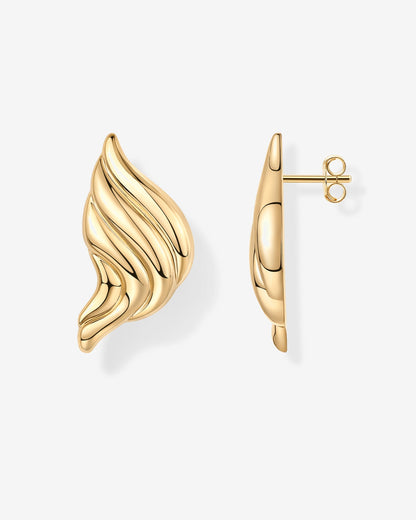 Croissant Stud Earrings