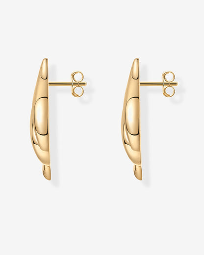 Croissant Stud Earrings