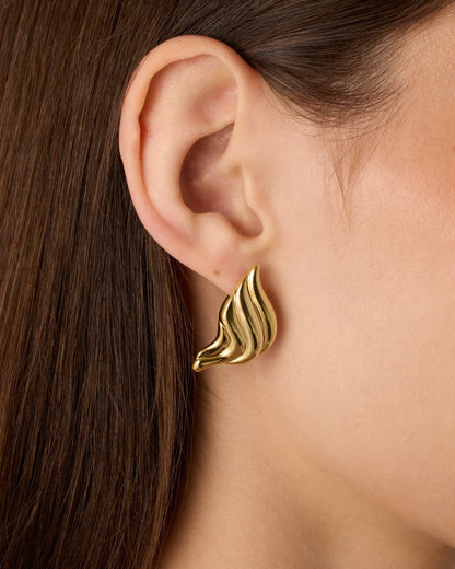 Croissant Stud Earrings