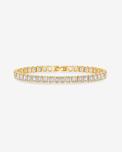 Emerald-Cut Tennis Bracelet