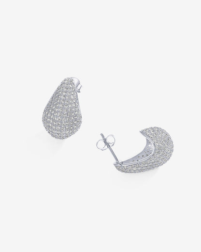 Pavé Drop Earrings
