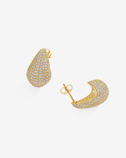 Pavé Drop Earrings