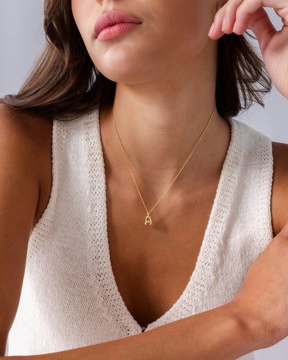 Bubble Initial Pendant