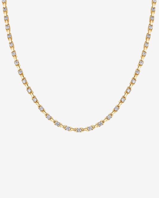 Station Tennis Necklace
