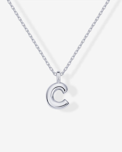Bubble Initial Pendant