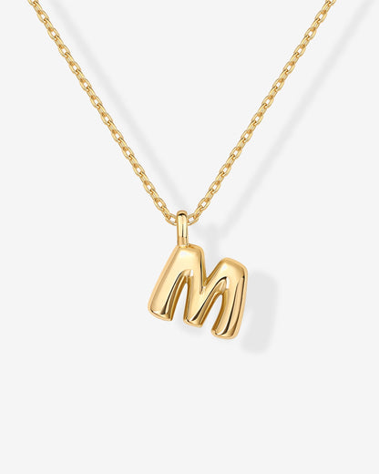 Bubble Initial Pendant
