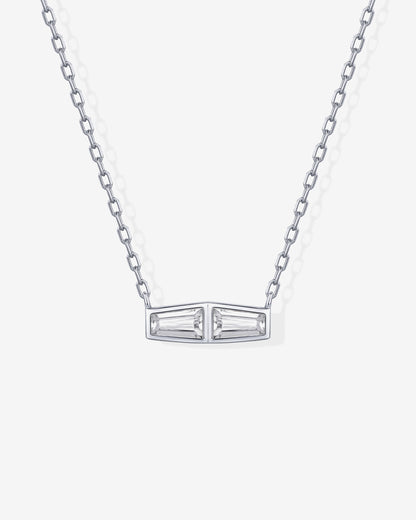 Double Baguette Necklace