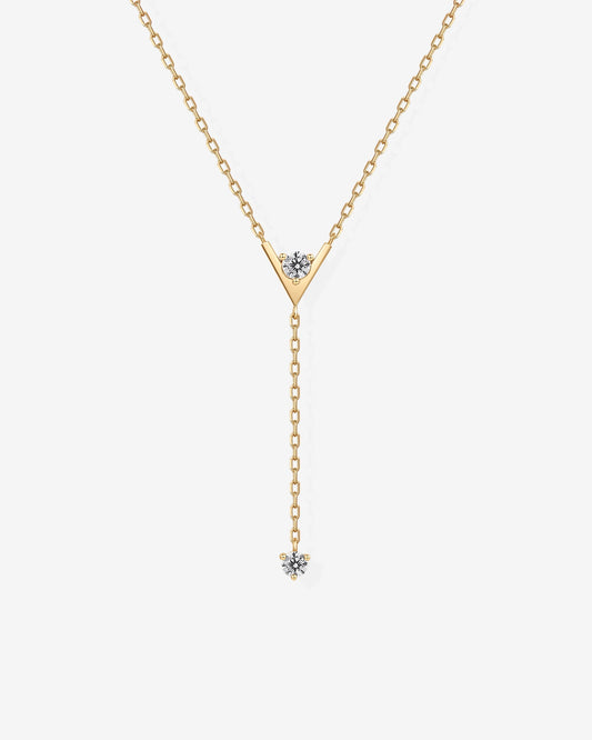 Mini Drop Lariat Necklace