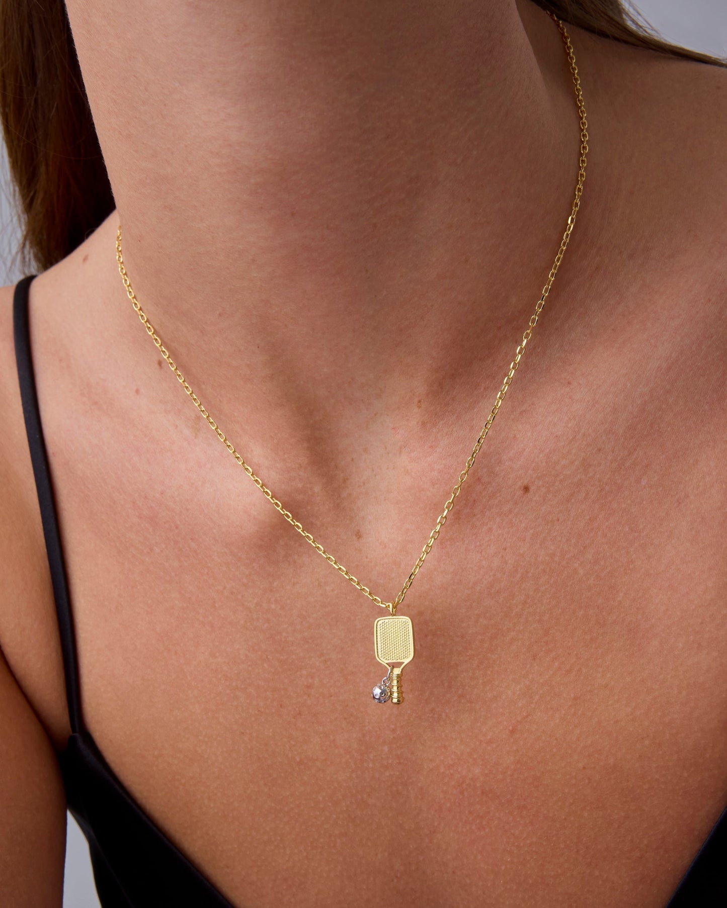 Pickleball Pendant Necklace