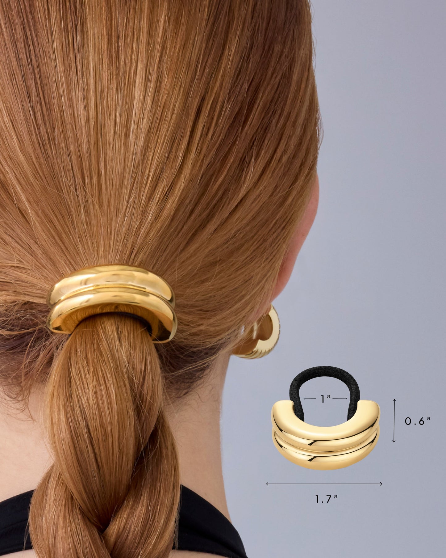 Ridged Cuff Hair Tie