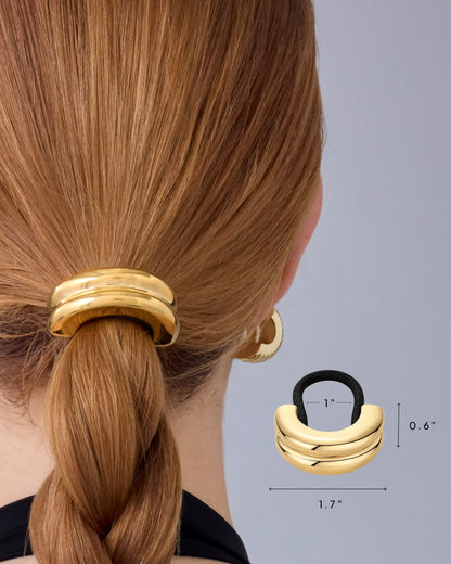 Ridged Cuff Hair Tie