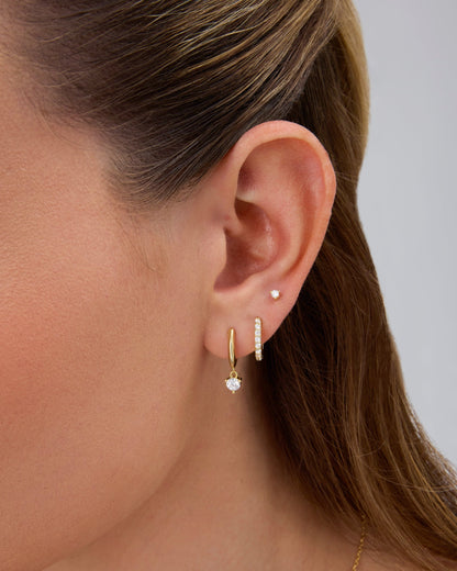Earscape CZ Earring Trio