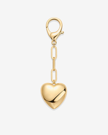 Puffy Heart Bag Charm