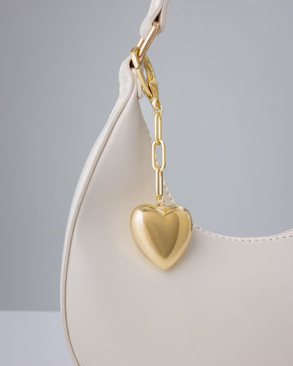 Puffy Heart Bag Charm