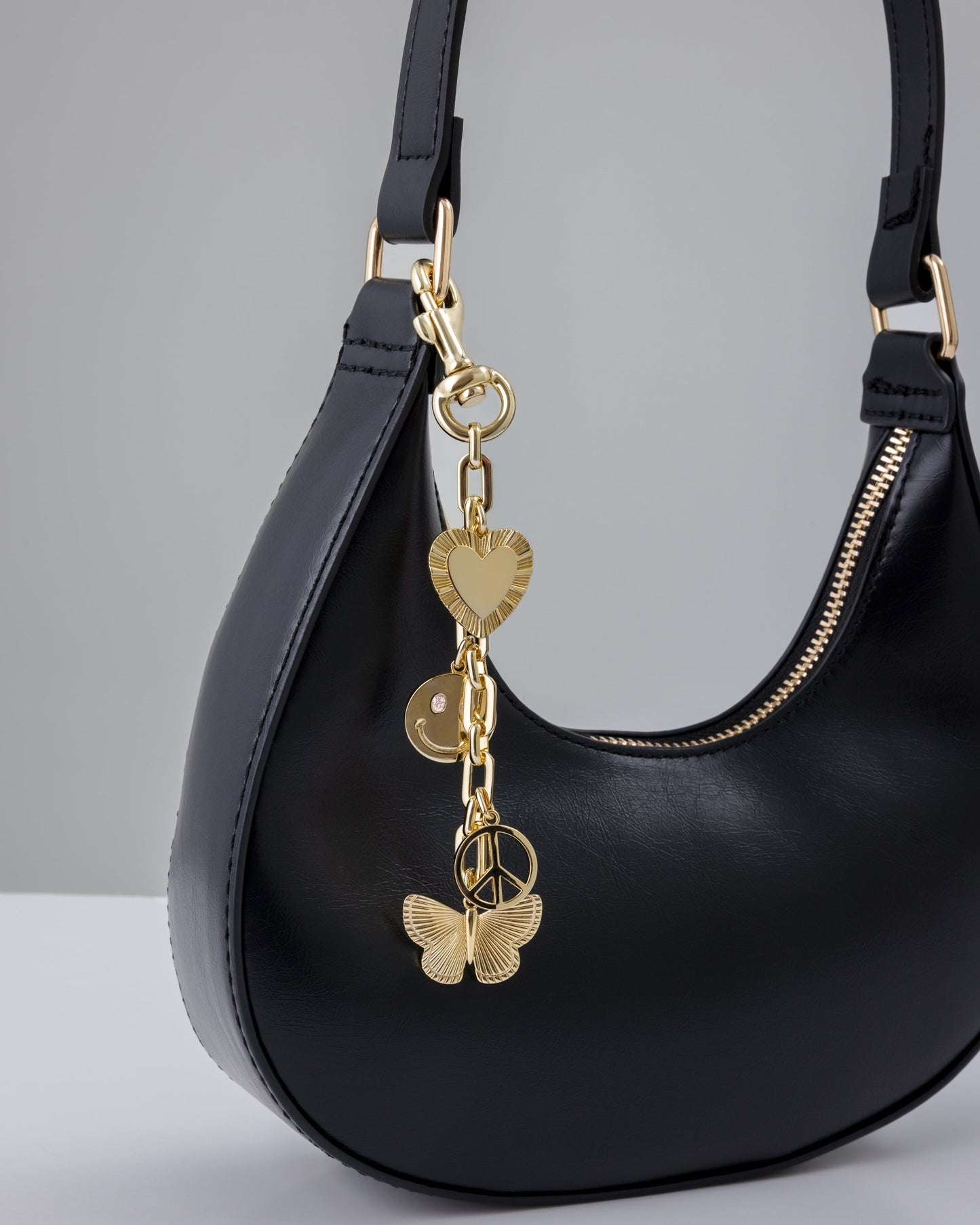 Positive Vibes Chain Bag Charm