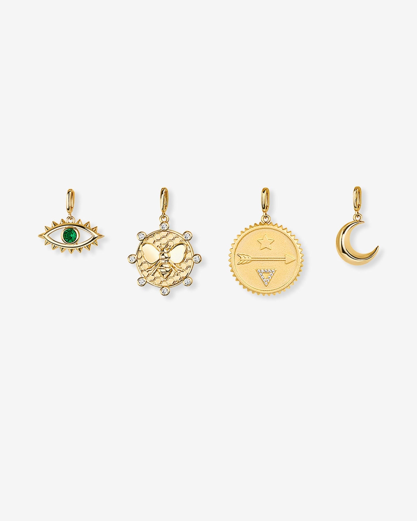 Chunky Charm Lariat Necklace