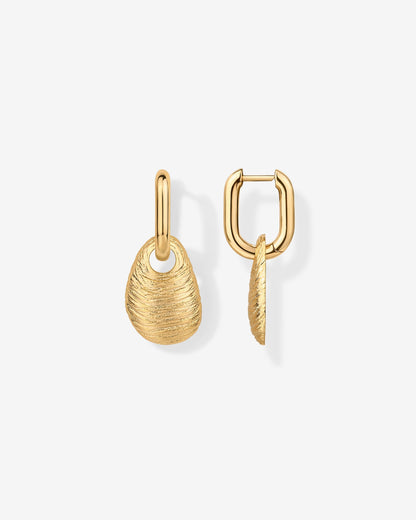 Convertible Seashell Huggie Earrings