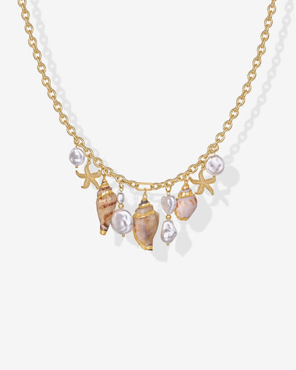 Chunky Beach Charm Necklace
