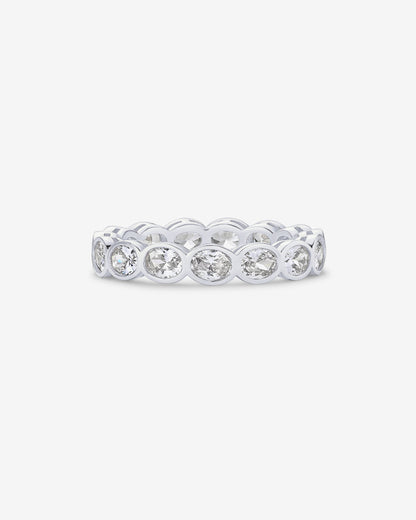 Infinity Oval-Cut Eternity Ring