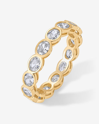 Infinity Oval-Cut Eternity Ring