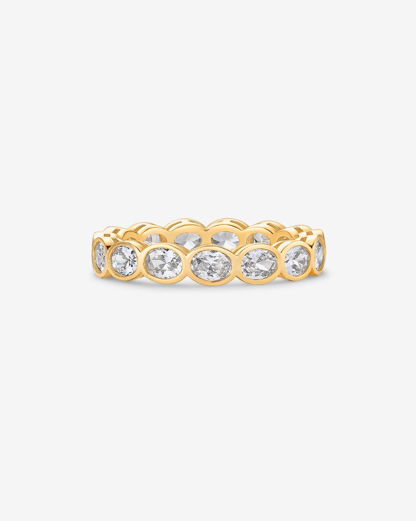 Infinity Oval-Cut Eternity Ring