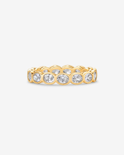 Infinity Oval-Cut Eternity Ring