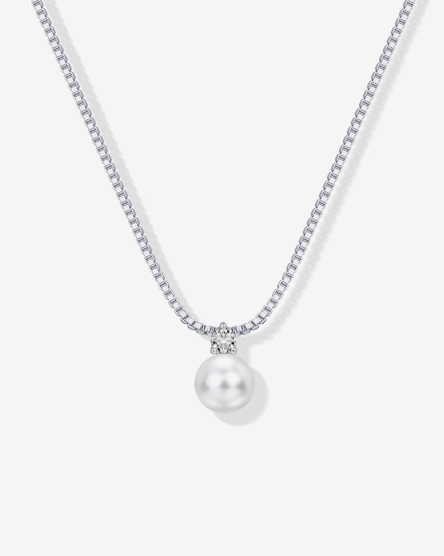 Bridal Pearl Pendant Necklace